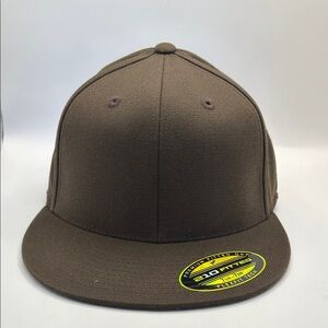 Brown Fitted Cap